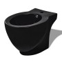 Bidet redondo de cerámica, negro de vidaXL, Bidés - Ref: Foro24-140666, Precio: 167,95 €, Descuento: %
