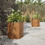 Jardineras hexagonales 46x40x45 cm acero desgastado de , Maceteros y jardineras - Ref: Foro24-851121, Precio: 70,82 €, Descue...
