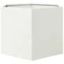 Jardinera hexagonal acero blanco 69x60x45 cm de , Maceteros y jardineras - Ref: Foro24-851123, Precio: 57,17 €, Descuento: %