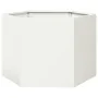 Jardinera hexagonal acero blanco 69x60x45 cm de , Maceteros y jardineras - Ref: Foro24-851123, Precio: 57,17 €, Descuento: %