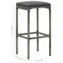 Küchenhocker mit Kissen 6 Einheiten graues synthetisches Rattan von vidaXL, Küchenhocker - Ref: Foro24-313450, Preis: 182,79 ...