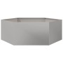 Jardinera hexagonal de acero inoxidable 138x120x45 cm de , Maceteros y jardineras - Ref: Foro24-851140, Precio: 145,70 €, Des...