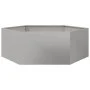 Jardinera hexagonal de acero inoxidable 138x120x45 cm de , Maceteros y jardineras - Ref: Foro24-851140, Precio: 143,29 €, Des...