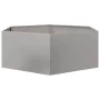 Jardinera hexagonal de acero inoxidable 138x120x45 cm de , Maceteros y jardineras - Ref: Foro24-851140, Precio: 143,29 €, Des...