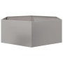 Jardinera hexagonal de acero inoxidable 138x120x45 cm de , Maceteros y jardineras - Ref: Foro24-851140, Precio: 145,70 €, Des...