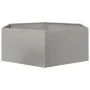Jardinera hexagonal de acero inoxidable 138x120x45 cm de , Maceteros y jardineras - Ref: Foro24-851140, Precio: 143,29 €, Des...