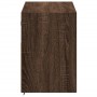 Mueble de TV de pared con luces LED marrón roble 100x31x45 cm de , Muebles TV - Ref: Foro24-852340, Precio: 73,52 €, Descuent...