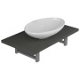 Conjunto de muebles de baño 2 piezas cerámica gris de , Muebles de baño - Ref: Foro24-279331, Precio: 80,05 €, Descuento: %
