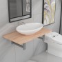 Conjunto de muebles de baño 2 piezas cerámica roble de , Muebles de baño - Ref: Foro24-279327, Precio: 93,16 €, Descuento: %