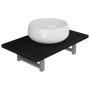 Conjunto de muebles de baño 2 piezas cerámica negro de , Muebles de baño - Ref: Foro24-279338, Precio: 98,25 €, Descuento: %