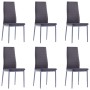 Conjunto de mesa y sillas de comedor 7 piezas gris de , muebles para cocinas y comedores - Ref: Foro24-281696, Precio: 289,24...