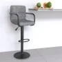 Hocker aus hellgrauem Samt für die Küche von , Küchenhocker - Ref: Foro24-334648, Preis: 84,59 €, Rabatt: %