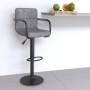 Taburete de cocina de terciopelo gris claro de , Taburetes de cocina - Ref: Foro24-334648, Precio: 85,85 €, Descuento: %