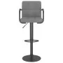 Hocker aus hellgrauem Samt für die Küche von , Küchenhocker - Ref: Foro24-334648, Preis: 84,59 €, Rabatt: %