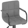 Hocker aus hellgrauem Samt für die Küche von , Küchenhocker - Ref: Foro24-334648, Preis: 84,59 €, Rabatt: %