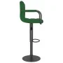 Kitchen stools 2 units dark green velvet by , Kitchen stools - Ref: Foro24-334662, Price: 141,44 €, Discount: %