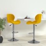Taburetes de cocina 2 unidades terciopelo amarillo mostaza de , Taburetes de cocina - Ref: Foro24-334918, Precio: 148,26 €, D...