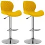 Küchenhocker, 2 Stück, Senfgelbes Samtgewebe. von , Küchenhocker - Ref: Foro24-334918, Preis: 145,89 €, Rabatt: %