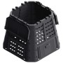 Compostador de jardín negro 93,3x93,3x80 cm 480 L de , Compostadores - Ref: Foro24-146276, Precio: 85,96 €, Descuento: %