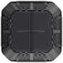 Compostador de jardín negro 93,3x93,3x80 cm 480 L de , Compostadores - Ref: Foro24-146276, Precio: 84,57 €, Descuento: %