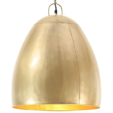 Lámpara colgante industrial redonda 25 W latón 42 cm E27 de , Lámparas - Ref: Foro24-320556, Precio: 87,08 €, Descuento: %