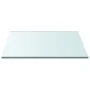 Tempered glass table surface, transparent, 40x40 cm by , Table tops - Ref: Foro24-345071, Price: 30,21 €, Discount: %