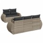 Set de sofás de jardín 6 pzas y cojines ratán sintético gris de , Conjuntos de jardín - Ref: Foro24-3221101, Precio: 458,98 €...