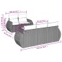 Set de sofás de jardín 6 pzas y cojines ratán sintético gris de , Conjuntos de jardín - Ref: Foro24-3221101, Precio: 458,98 €...