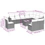 Set de sofás de jardín 11 pzas y cojines ratán sintético gris de , Sofás modulares de exterior - Ref: Foro24-3251459, Precio:...