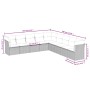 Set muebles jardín 9 pzas y cojines ratán sintético gris claro de , Conjuntos de jardín - Ref: Foro24-3249621, Precio: 599,36...