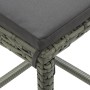 Taburetes de cocina con cojines 2 uds ratán sintético gris de vidaXL, Taburetes de cocina - Ref: Foro24-313441, Precio: 51,78...