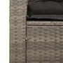Set de sofá de jardín 3 pzas y cojines ratán sintético gris de , Conjuntos de jardín - Ref: Foro24-365827, Precio: 272,19 €, ...