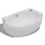 Lavabo con hueco de grifo y rebosadero cerámica blanco de vidaXL, Lavabos - Ref: Foro24-140698, Precio: 61,50 €, Descuento: %