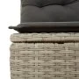 Garden sofa set 6 pieces and gray synthetic rattan cushions by , Modular outdoor sofas - Ref: Foro24-3221721, Price: 393,23 €...