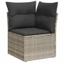 Garden sofa set 6 pieces and gray synthetic rattan cushions by , Modular outdoor sofas - Ref: Foro24-3221721, Price: 393,23 €...