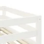 High bed for children with pink pine wood curtains 80x200 cm by , Beds and slatted bases - Ref: Foro24-3283813, Price: 172,15...