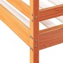 Litera de madera maciza de pino marrón cera 90x200/140x200 cm de , Camas y somieres - Ref: Foro24-3207176, Precio: 364,98 €, ...