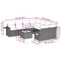 Set muebles jardín 9 pzas y cojines ratán sintético gris claro de , Conjuntos de jardín - Ref: Foro24-3252299, Precio: 604,98...