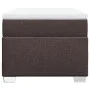 Box spring bed with dark brown fabric mattress 90x190 cm by , Beds and slatted bases - Ref: Foro24-3285098, Price: 295,85 €, ...