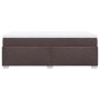 Cama box spring con colchón tela marrón oscuro 90x190 cm de , Camas y somieres - Ref: Foro24-3285098, Precio: 356,57 €, Descu...