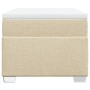 Cama box spring con colchón tela color crema 90x190 cm de , Camas y somieres - Ref: Foro24-3285100, Precio: 331,82 €, Descuen...