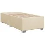 Box spring bed with cream-colored fabric mattress 90x190 cm by , Beds and slatted bases - Ref: Foro24-3285100, Price: 325,10 ...