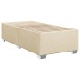 Cama box spring con colchón tela color crema 90x190 cm de , Camas y somieres - Ref: Foro24-3285100, Precio: 331,82 €, Descuen...