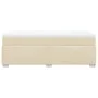 Boxspring-Bett mit cremefarbenem Stoffmatratze 90x190 cm. von , Betten und Lattenroste - Ref: Foro24-3285100, Preis: 325,10 €...