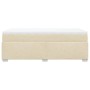 Cama box spring con colchón tela color crema 90x190 cm de , Camas y somieres - Ref: Foro24-3285100, Precio: 331,82 €, Descuen...