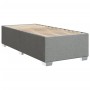 Cama box spring con colchón tela gris claro 90x200 cm de , Camas y somieres - Ref: Foro24-3285102, Precio: 315,57 €, Descuent...