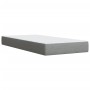 Cama box spring con colchón tela gris claro 90x200 cm de , Camas y somieres - Ref: Foro24-3285102, Precio: 315,57 €, Descuent...