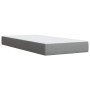 Cama box spring con colchón tela gris claro 100x200 cm de , Camas y somieres - Ref: Foro24-3285109, Precio: 363,04 €, Descuen...