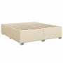 Cama box spring con colchón tela color crema 180x200 cm de , Camas y somieres - Ref: Foro24-3285156, Precio: 607,53 €, Descue...