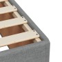 Cama box spring con colchón tela gris claro 100x200 cm de , Camas y somieres - Ref: Foro24-3285109, Precio: 363,04 €, Descuen...